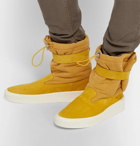 Fear of God - Suede and Canvas High-Top Sneakers - Yellow