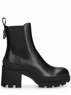 MONCLER - 80mm Envile Chelsea Leather Ankle Boots