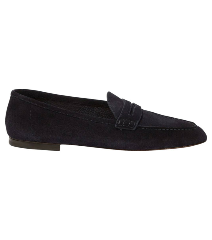 Photo: Ralph Lauren Purple Label Suede penny loafers