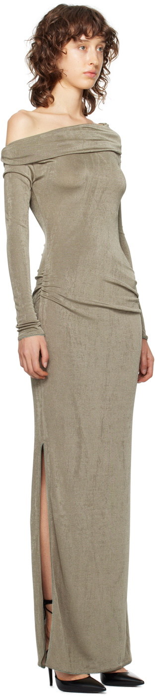 Anna October Gray Teresa Maxi Dress