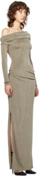 Anna October Gray Teresa Maxi Dress