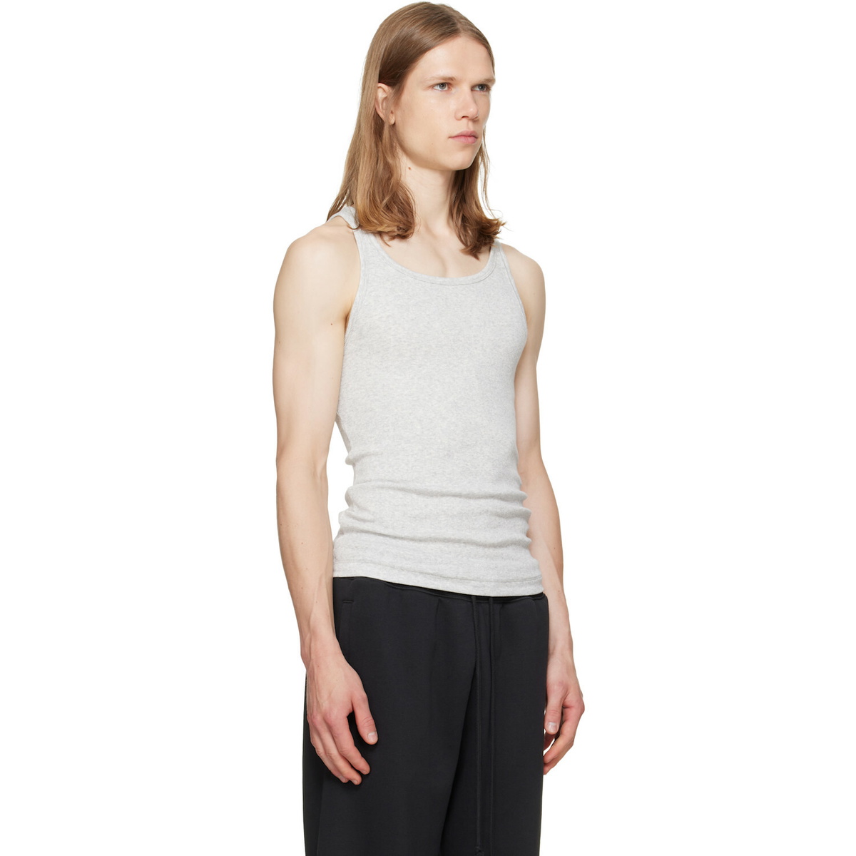 SKIMS Three-Pack Multicolor SKIMS Cotton Rib Tank Tops