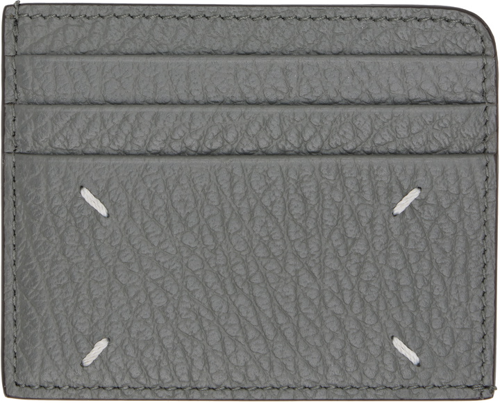Photo: Maison Margiela Gray Four Stitches Card Holder