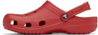 Crocs Red Classic Clogs