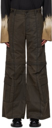 Feng Chen Wang Brown 2IN1 Cargo Pants