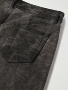 DRKSHDW by Rick Owens - Geth Wide-Leg Cotton-Moleskin Jeans - Brown