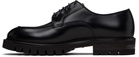 Ferragamo Black Lace Up Derbys