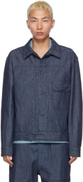 Engineered Garments Indigo Denim Trucker Jacket