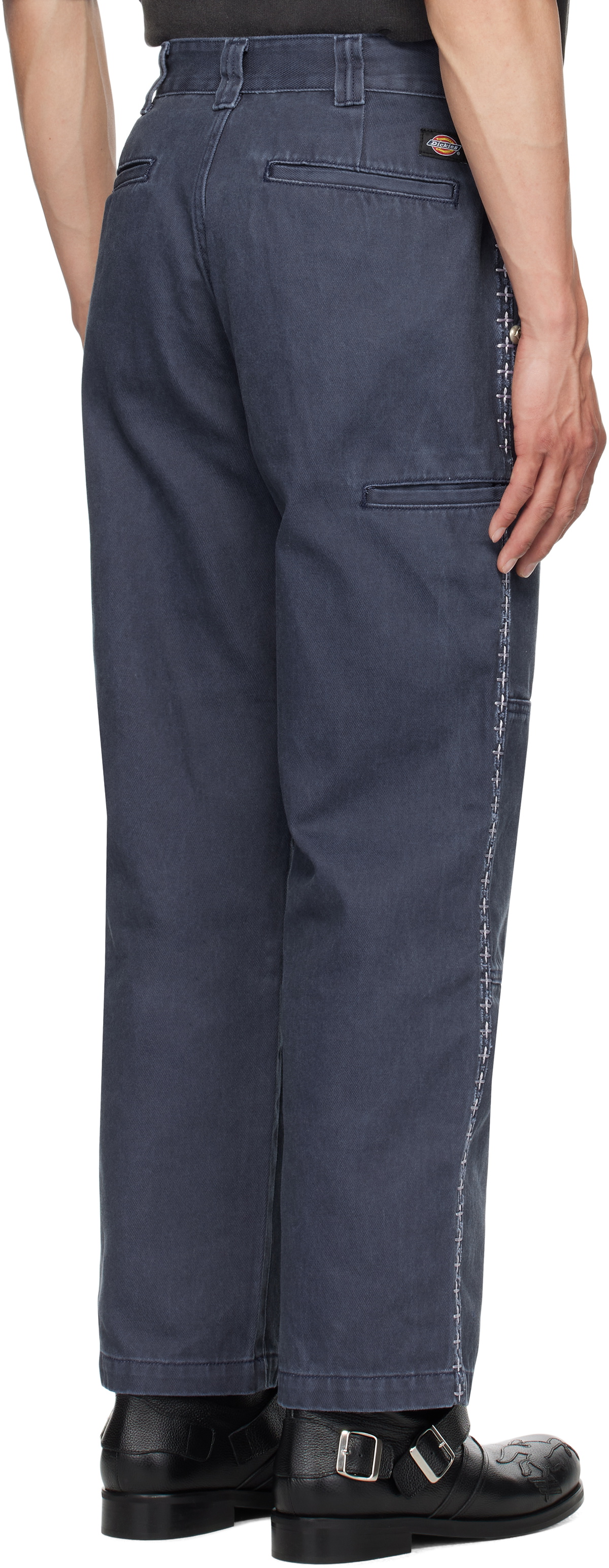 Thug Club Navy Dickies Edition X Stitch Trousers