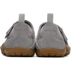 Lanvin Gray LNV1 Knit & Suede Sneakers