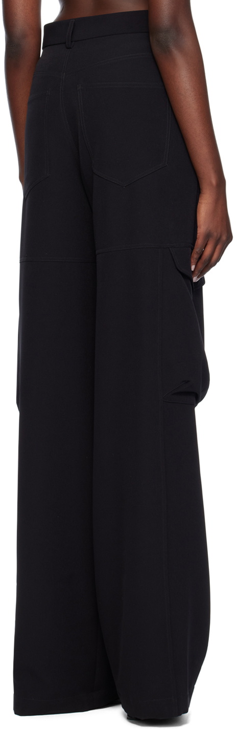 GCDS Black Ultracargo Trousers