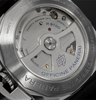 Panerai - Luminor 1950 3 Days Chrono Flyback Automatic Acciaio 44mm Stainless Steel and Leather Watch - Black