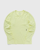 On X Paf Running Long T Yellow - Mens - Longsleeves