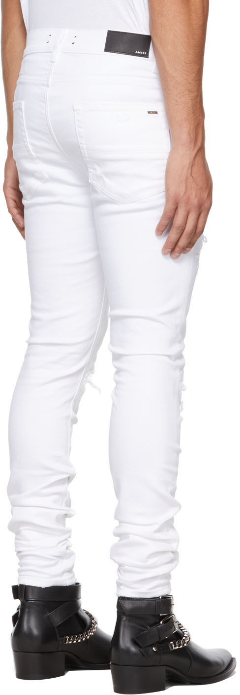 AMIRI White MX1 Jeans Amiri