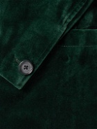 Oliver Spencer - Mansfield Slim-Fit Cotton-Velvet Suit Jacket - Green