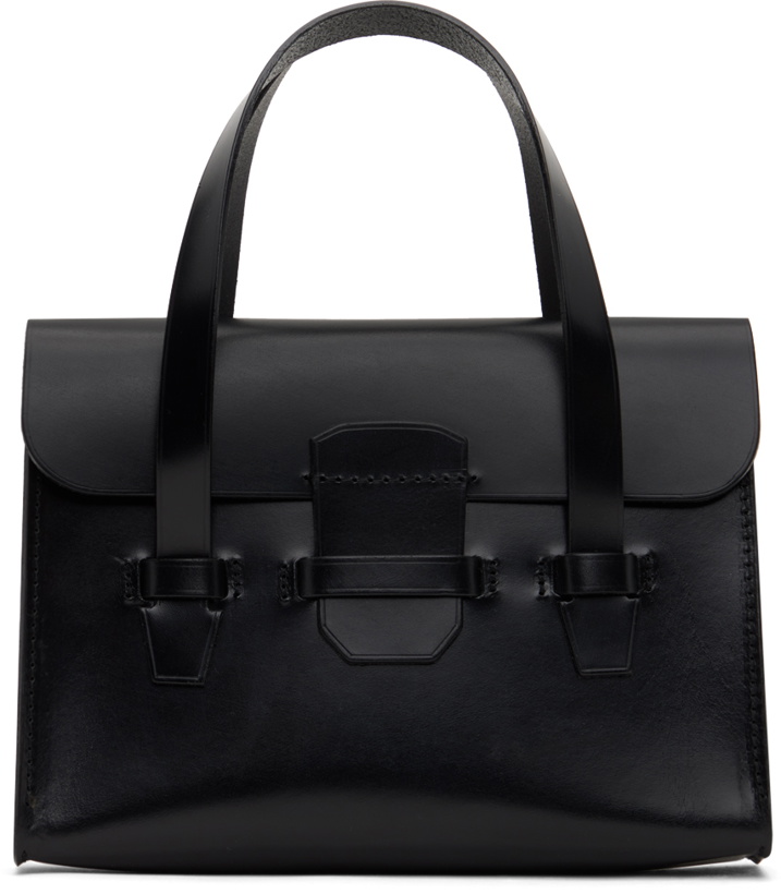 Photo: Comme des Garçons Comme des Garçons Black Bridle Leather Bag