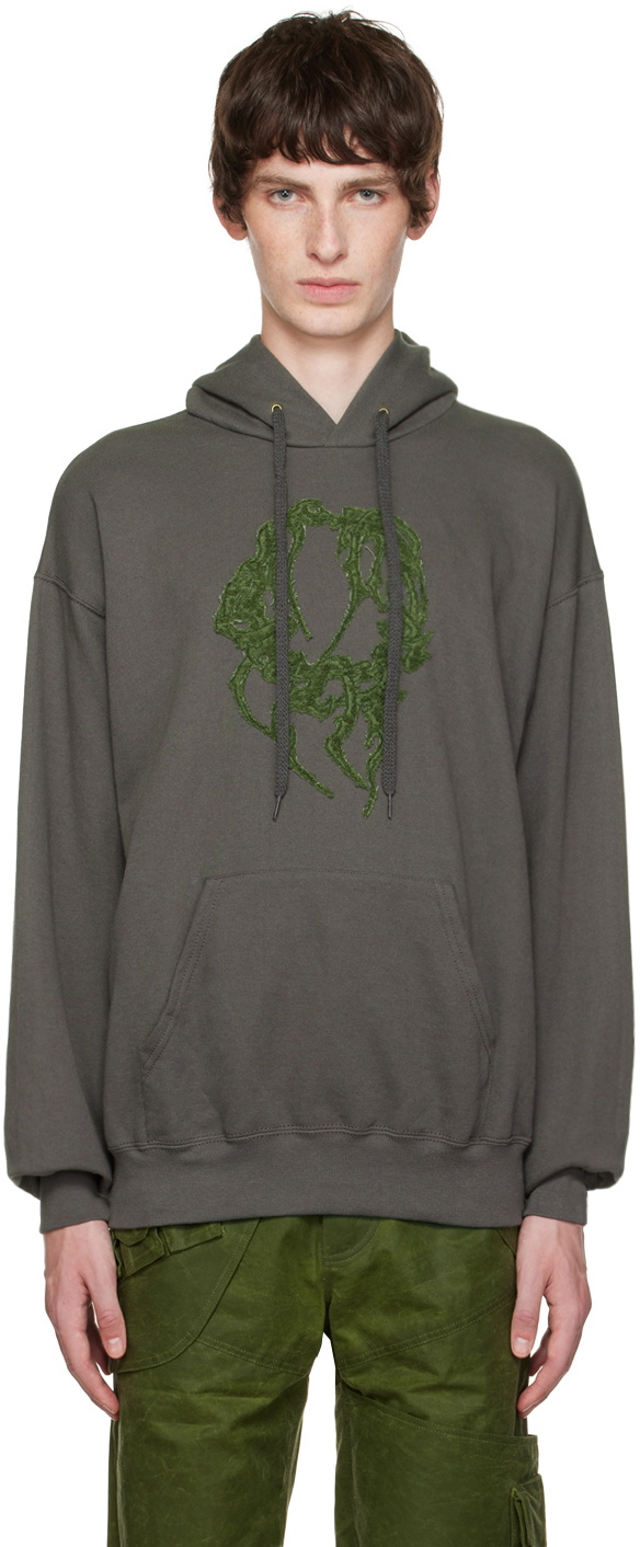 Solitude Studios Gray Circled Hoodie