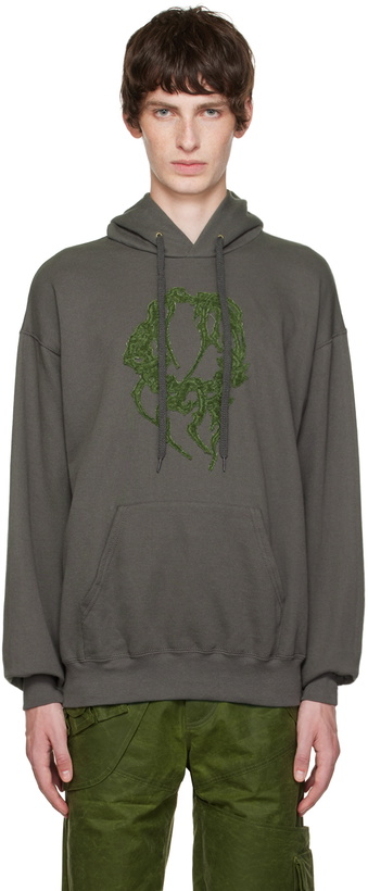 Photo: Solitude Studios Gray Circled Hoodie