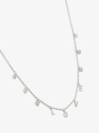SHAY 18K White Gold Love Diamond Necklace