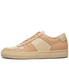 Common Projects Men's B-Ball Low Leather Sneakers in Nude