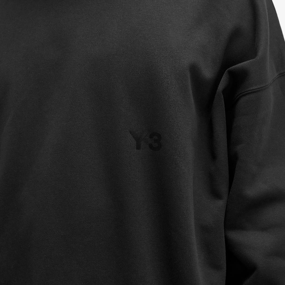 Y-3 Men's Core Logo Crew Sweat in Black