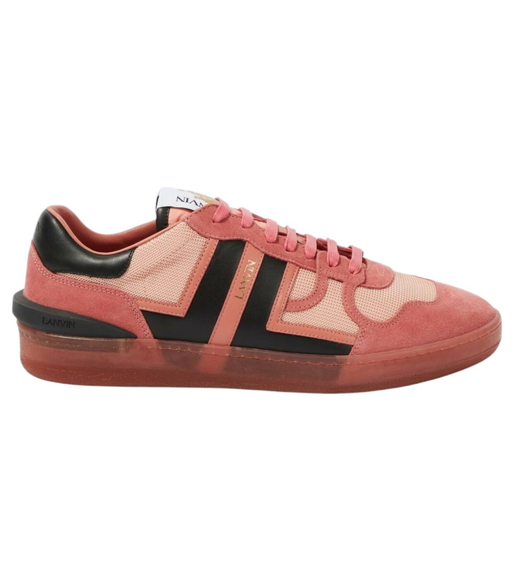 Photo: Lanvin Clay suede-trimmed sneakers