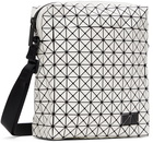 BAO BAO ISSEY MIYAKE White Voyager Metallic Bag