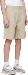 Reigning Champ Beige Cotton Chino Sophomore Relaxed 10 Shorts