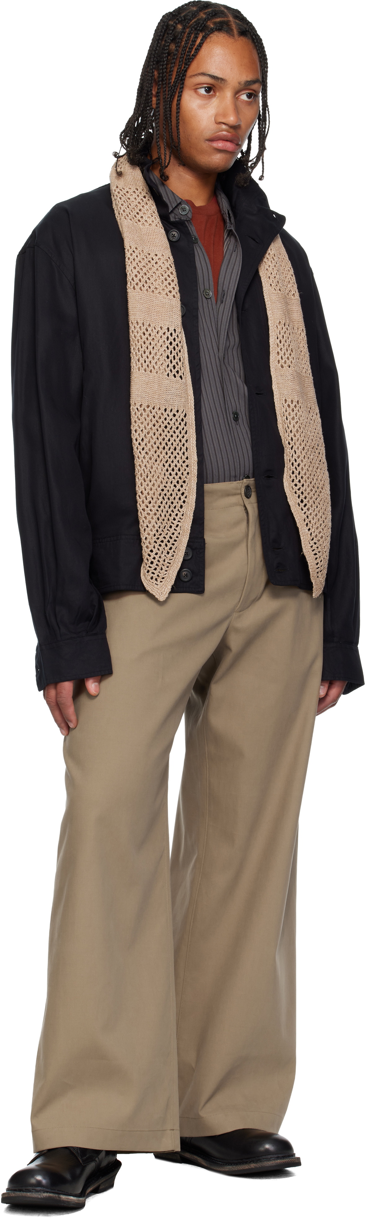 OUR LEGACY Black Mock Bomber Jacket Our Legacy