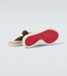 Christian Louboutin Chanme leather mules