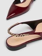 GUCCI 15mm Signoria Leather Slingback Flats