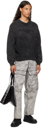 Alexander Wang Black Punch Leather Tote