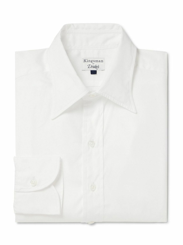Photo: Kingsman - Cotton-Poplin Shirt - White