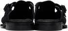 HEREU Black Barraca Slip-on Loafers