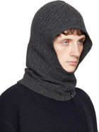 HOPE Gray Ribbed Balaclava