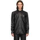 1017 ALYX 9SM Black Leather Drake Shirt