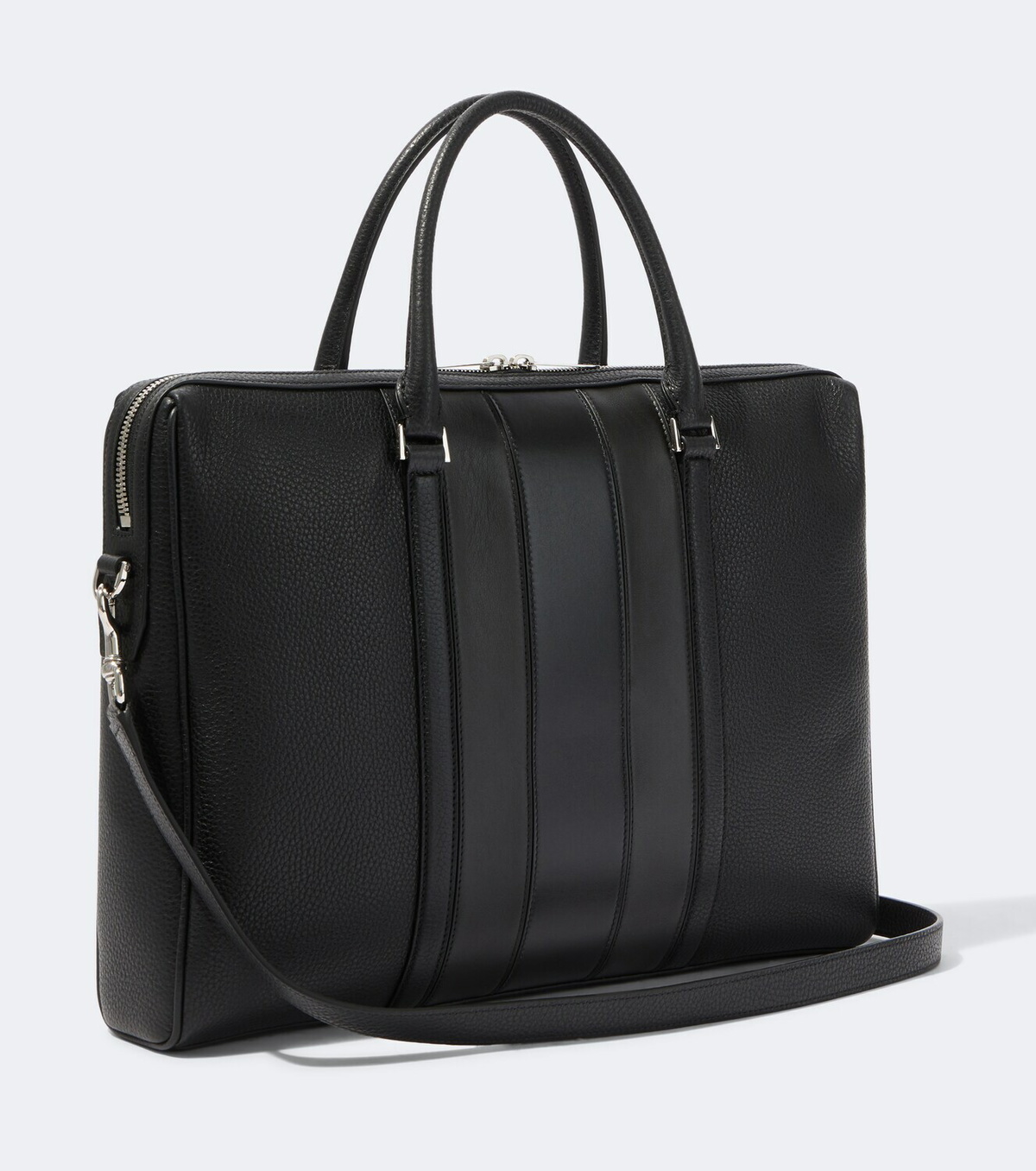 Gucci Web Trademark Medium leather briefcase