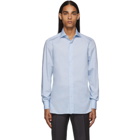 Ermenegildo Zegna Blue Stripe Shirt