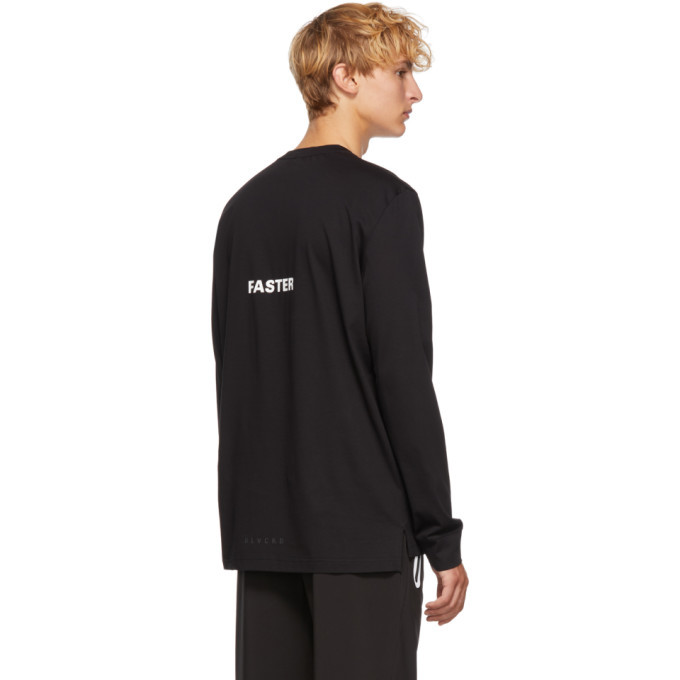 BLACKBARRETT by Neil Barrett Black Faster Long Sleeve T-Shirt