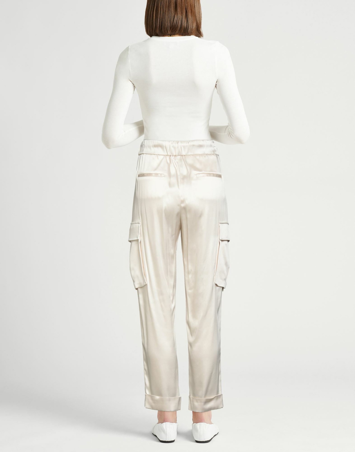 Peserico Womens Pants Ivory