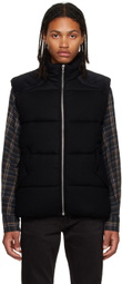 rag & bone Black Byron Vest