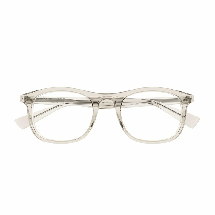 Photo: Saint Laurent Eyewear Saint Laurent Sl 811 Linea Corner Angle 004 Beige Trasparente Glasses