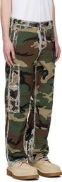 Thug Club Khaki Burnt Bio Army Cargo Pants