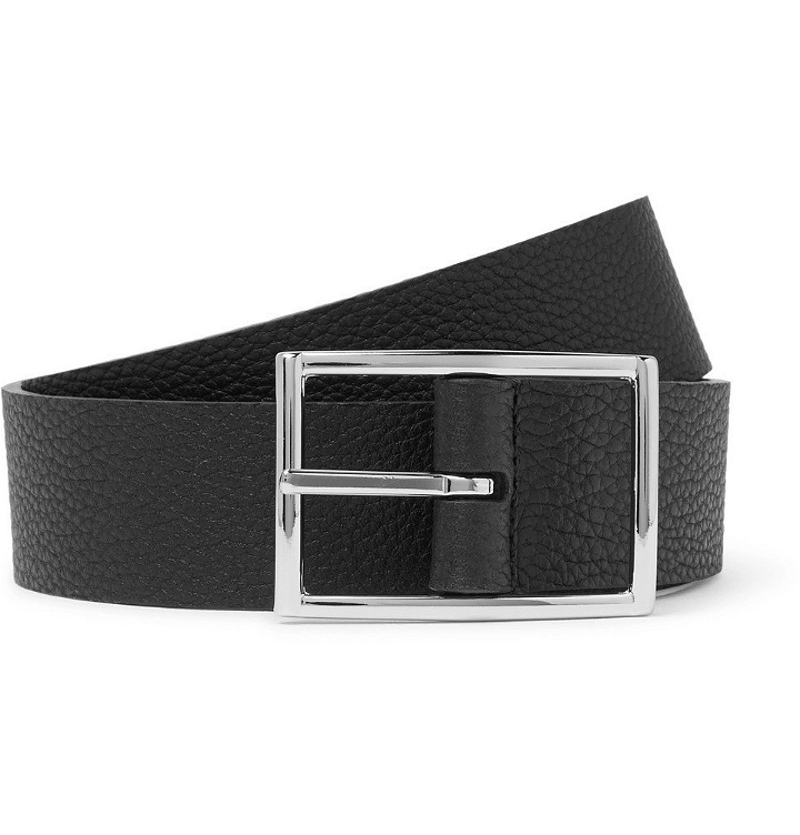 Photo: Anderson's - 3cm Reversible Full-Grain Leather Belt - Men - Black