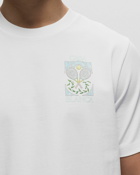 Casablanca Tennis Pastelle Printed T Shirt Yellow - Mens - Shortsleeves