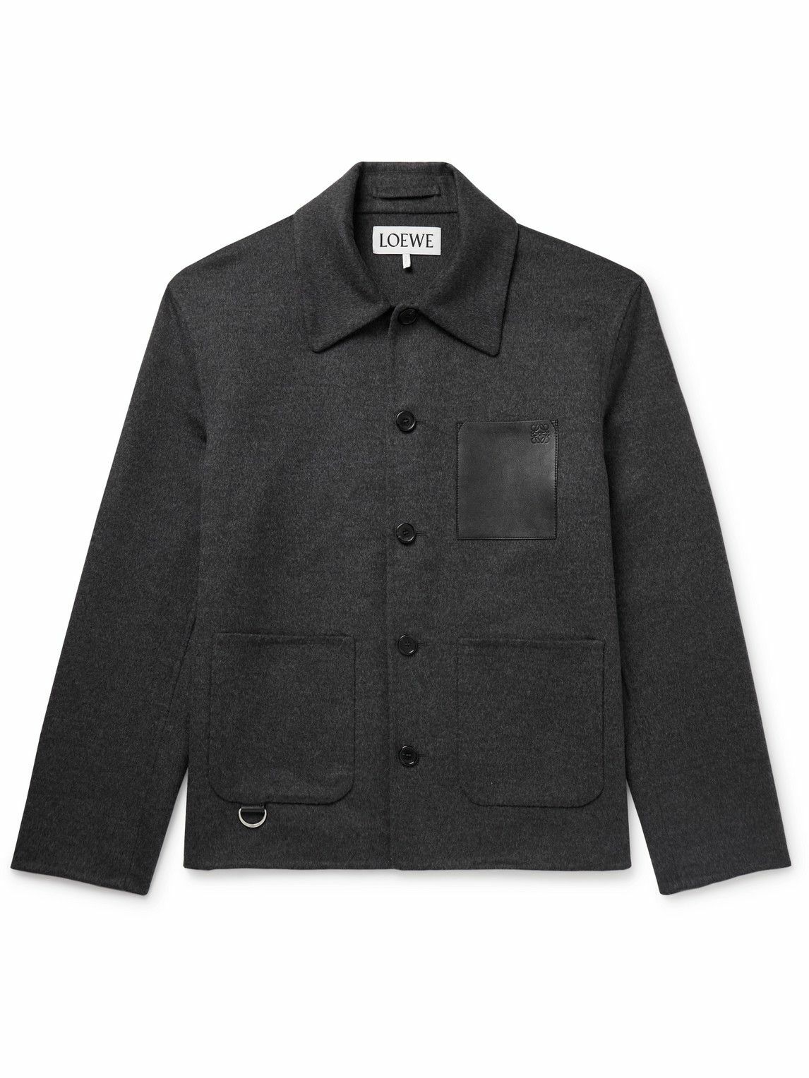 Loewe - Reversible Anagram wool-blend jacket Loewe