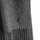 Moncler Men's Cashmere Scarf in Grey 