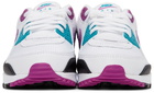 Nike White & Purple Air Max 90 Premium Sneakers