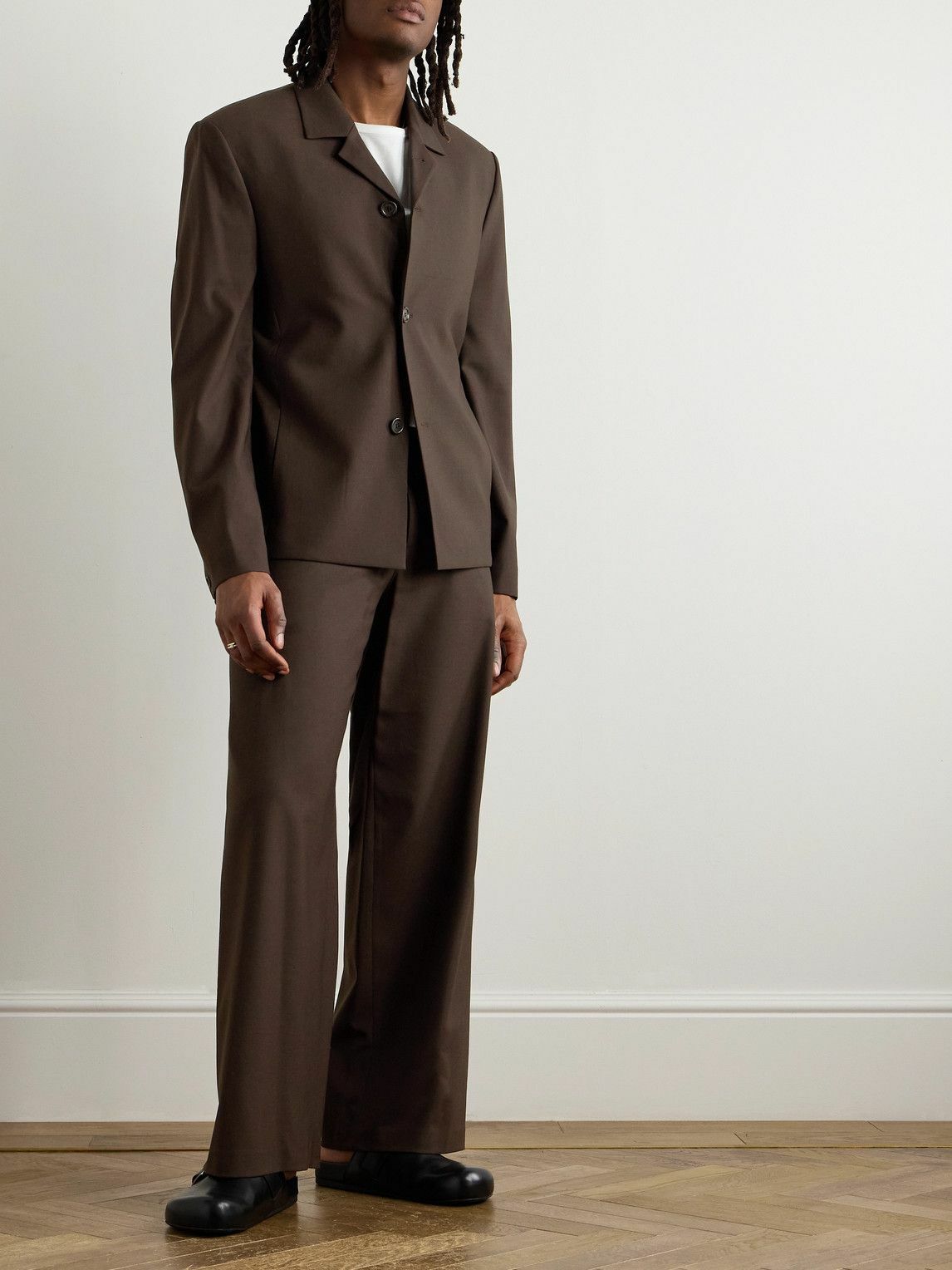 Amomento - Wool-Blend Jacket - Brown