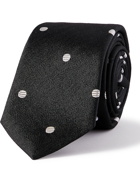 SAINT LAURENT - 5cm Polka-Dot Silk-Jacquard Tie